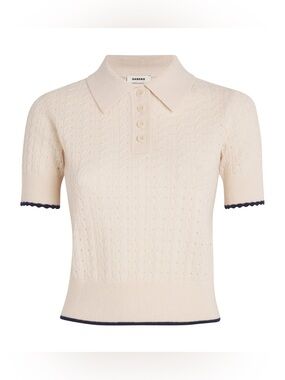 NWOT- Sandro- Poppy Pointelle Knit Sweater Size 1